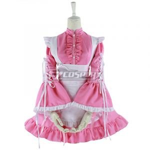 Pink & White Maid Dress Cosplay  - EMDS048Y