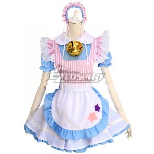 Pink & Blue Maid Dress Cosplay  - EMDS050Y