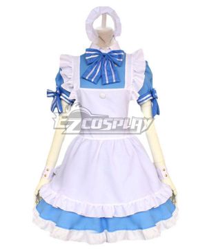 Blue & White Maid Dress Rabbit Cosplay  - EMDS056Y