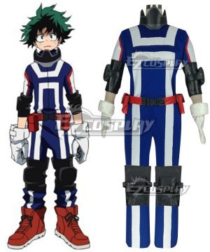 Boku no Hero Akademia Izuku Midoriya Deku Sportswear Cosplay