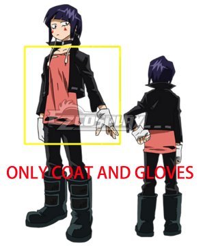 My Hero Academia Boku no Hero Akademia Kyouka Jirou Cosplay   - ONLY COAT AND GLOVES