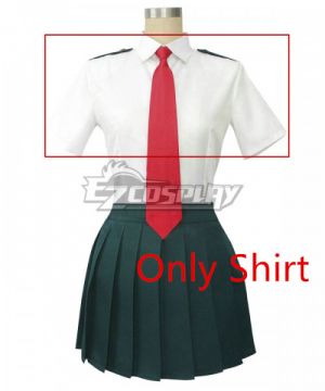 My Hero Academia Boku no Hero Akademia Ochako Uraraka Kyoka Jiro Tsuyu Asui Summer School Uniform Cosplay  - Only Shirt