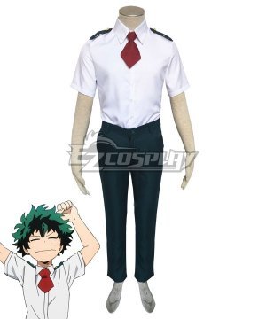 My Hero Academia Boku No Hero Akademia Akademia Izuku Summer School Uniform Cosplay