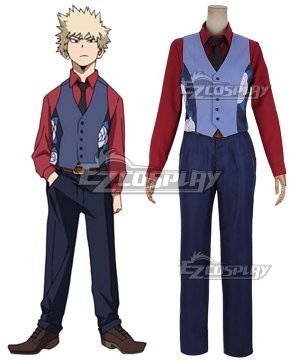 My Hero Academia: Two Heroes Boku No Hero Akademia Katsuki Bakugou Cosplay