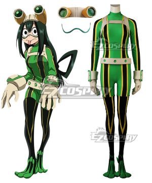 My Hero Academia Boku No Hero Akademia Tsuyu Asui Battle Suit Cosplay