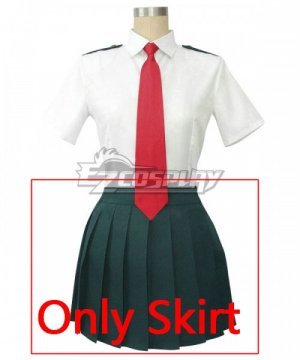 Boku No Hero Akademia Ochako Uraraka Kyoka Jiro Tsuyu Asui Summer School Uniform Cosplay  - Only Skirt