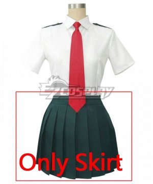 My Hero Academia Boku No Hero Akademia Ochako Uraraka Kyoka Jiro Tsuyu Asui Summer School Uniform Cosplay  - Only Skirt