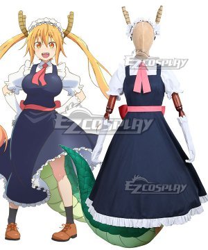 Miss Kobayashis Dragon Maid Tohru Dress Cosplay