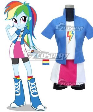 Equestria Girls Rainbow Dash Cosplay