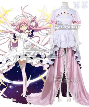 Puella Magi Madoka Magica Kaname Madoka Angel Cosplay Costume