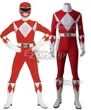 Mighty Morphin Power Rangers Red Ranger Cosplay  - Without Boots