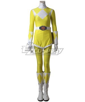 Mighty Morphin Power Rangers Boy Tiger Ranger Cosplay  - Including Boots