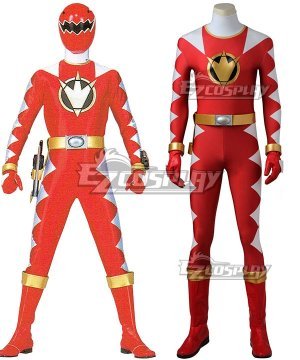 Dino Thunder Red Dino Ranger Conner McKnight Cosplay