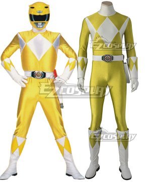 Mighty Morphin Power Rangers Yellow Ranger Cosplay  - Without Boots
