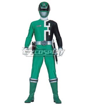 Power Rangers S.P.D. SPD Green Ranger Cosplay Costume