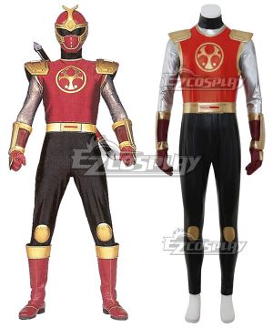 Ninja Storm Crimson Thunder Ranger Cosplay