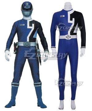 S.P.D. SPD Blue Ranger Cosplay