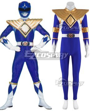 Mighty Morphin Power Rangers Armored Blue Ranger Cosplay