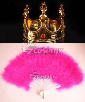 Yato Folding fan Crown Cosplay