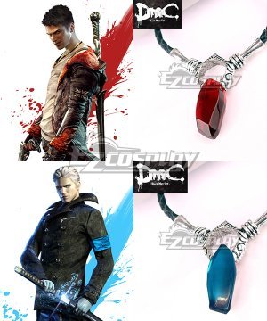 DmC Devil May Cry 5 Dante Vergil Necklace Cosplay Accessory Prop