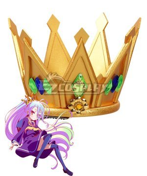 Shiro Imperial Crown Gold Cosplay
