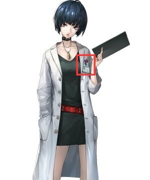 5 Tae Takemi Name Tag Cosplay