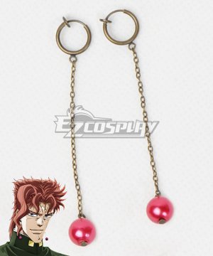 JoJos Bizarre Adventure Noriaki Kakyoin Rose Red Ear Clip Cosplay