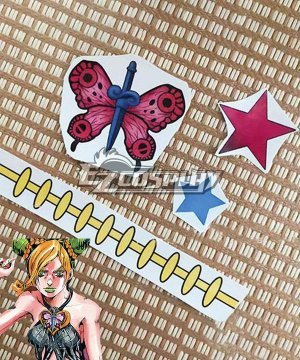 Jolyne Cujoh Tattoo Stickers Cosplay