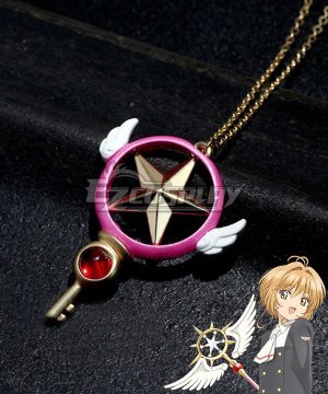 Cardcaptor Sakura: Clear Card Sakura Kinomoto Star Key Necklace Cosplay