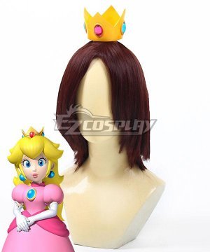 Super Mario Bros Princess Peach Crown Cosplay