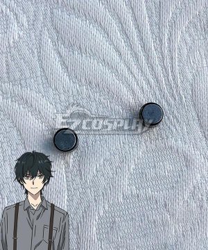 Anime Takt Asahina Blue Magnet Ear Studs Cosplay