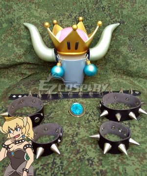 New Super Mario Bros. U Deluxe Princess Bowsette s Accessories Cosplay Accessory Prop