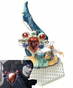 JoJos Bizarre Adventure: Battle Tendency Red Stone of Aja Necklace Cosplay