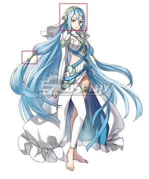 Heroes Azura Headwear and Hair wear Cosplay