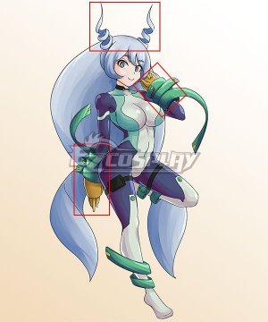 Boku No Hero Akademia Nejire Hado Gloves and Horns Cosplay