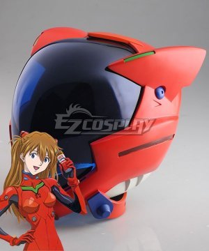 Neon Genesis Evangelion EVA Asuka Langley Sohryu Mari Makinami Illustrious Helmet Cosplay Accessory Prop