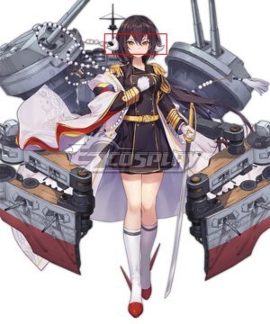 Azur Lane Mikasa Headwear Cosplay Accessory Prop