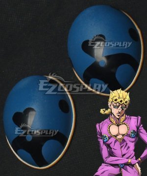 JoJos Bizarre Adventure: Vento Aureo Golden Wind Anime Edition Giorno Giovanna Two Badge Cosplay