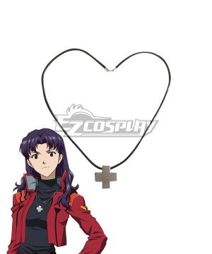 Neon Genesis Evangelion EVA Misato Katsuragi Necklace Cosplay Accessory Prop