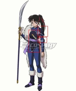 Inuyasha Yashahime : Princess Half-Demon Setsuna Armor Cosplay Accessory Prop