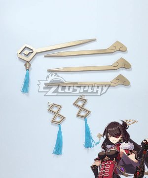 Beidou Head wear Earring Cosplay