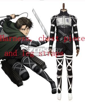 Attack On Titan Final Season Levi Ackerman Mikasa Harness, chest piece and leg straps Cosplay Accessory Prop