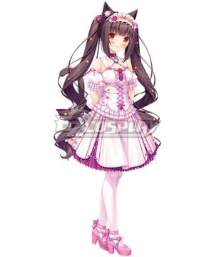 Chocola Pink Dress Cosplay