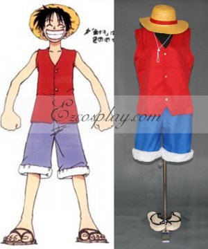 Luffy 1st Cosplay  - Including Shoes