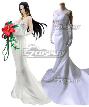 Boa Hancock Wedding Dress Cosplay