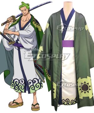 Wano Country Arc Roronoa Zoro Kimono Cosplay