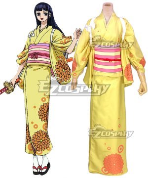 Wano Country Arc Kikunojo OKiku Kimono Cosplay