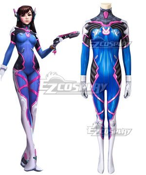 OW D.Va DVa Hana Song Zentai Jumpsuit Cosplay