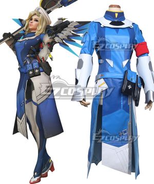 OW Mercy Angela Ziegler Combat Medic Ziegler Cosplay