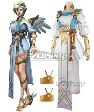 OW Summer Games 2017 Winged Victory Mercy Skin Cosplay  - New Edition